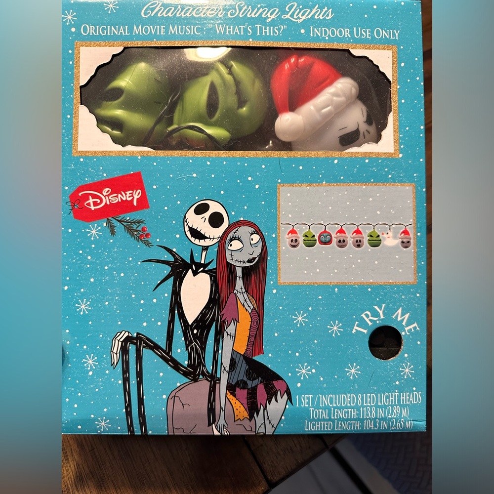 Nightmare Before Christmas string lights